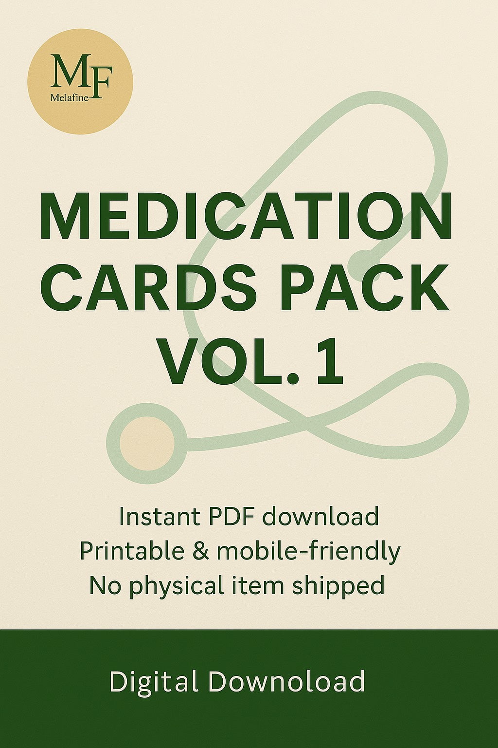 Melafine Medication cards Pack