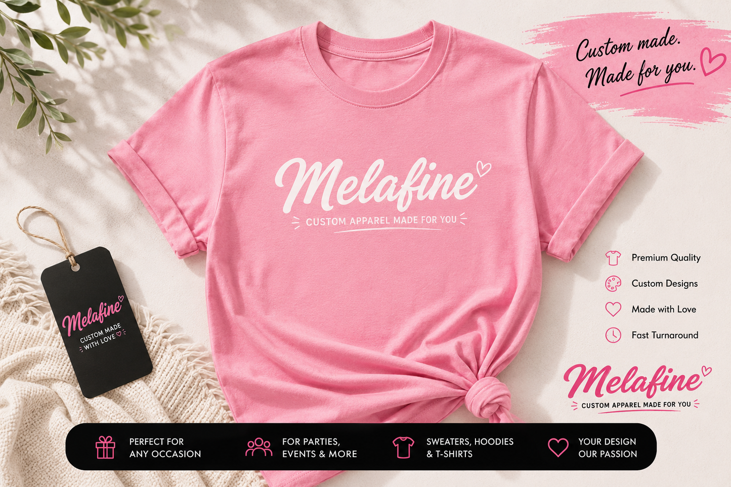 Custom Event shirts (10 pieces Minimum)